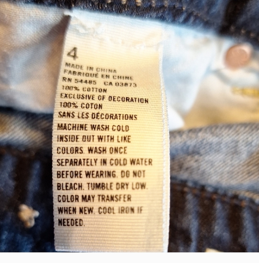American Eagle Blue Denim Shorts - Picture 4 of 4